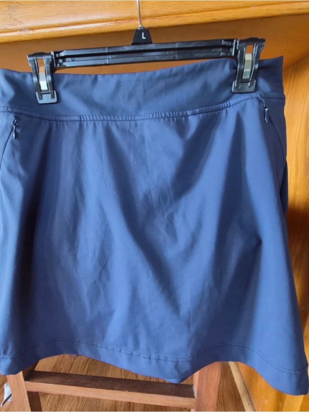 32 Degrees Navy Blue Athletic Skort with Zip Pockets